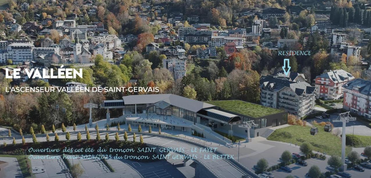 Appartement T2+Cabine Independante Au Depart Des Telecabines Saint-Gervais/Bettex/Mont D'Arbois Eksteriør bilde